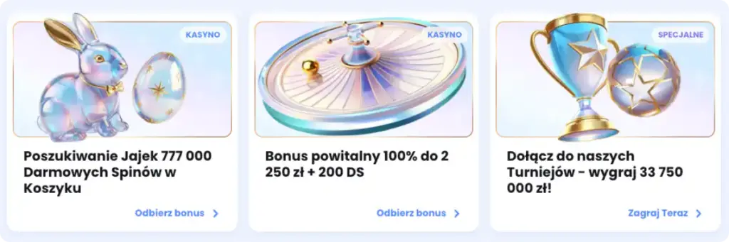 Kasyna bez weryfikacji w Polsce bonus